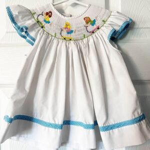 Scooter Girls Smocked Embroidered Dress Remember Nguyen 18 months